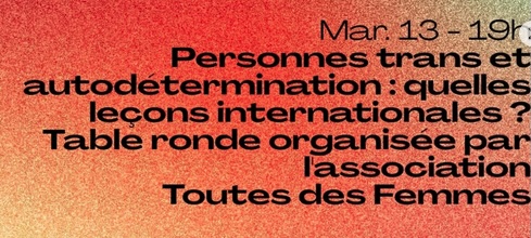 Personnes trans et autodétermination : quelles leçons internationales ?
