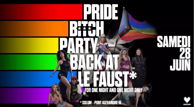 Pride Bitch Party - Back at le Faust • Agenda