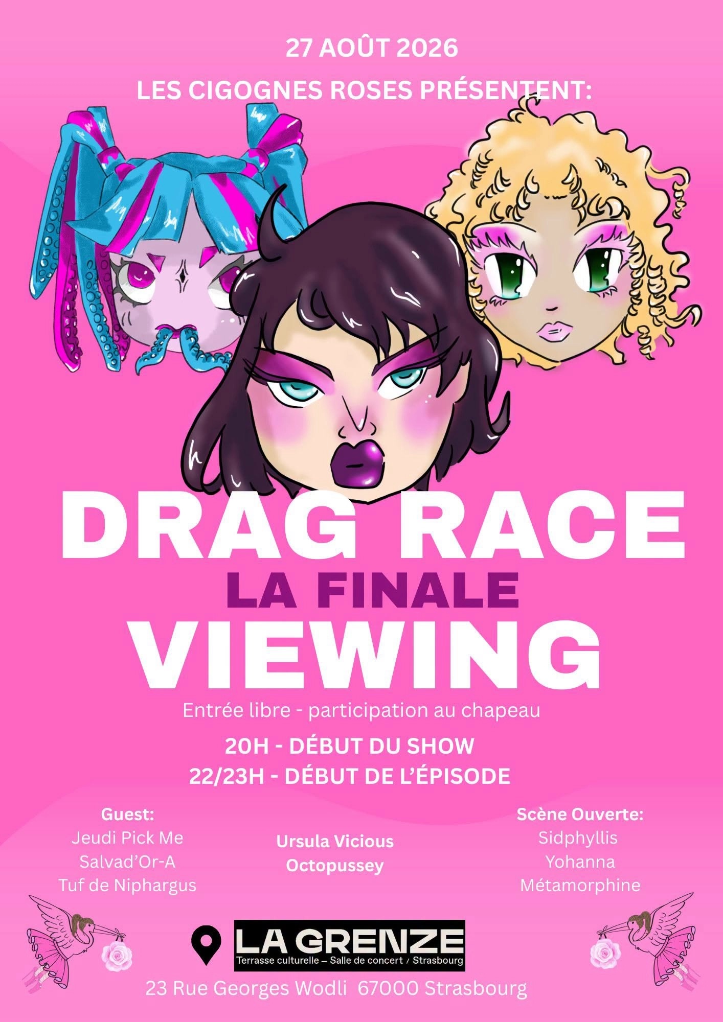  Projection finale Drag Race France 4 & drag show