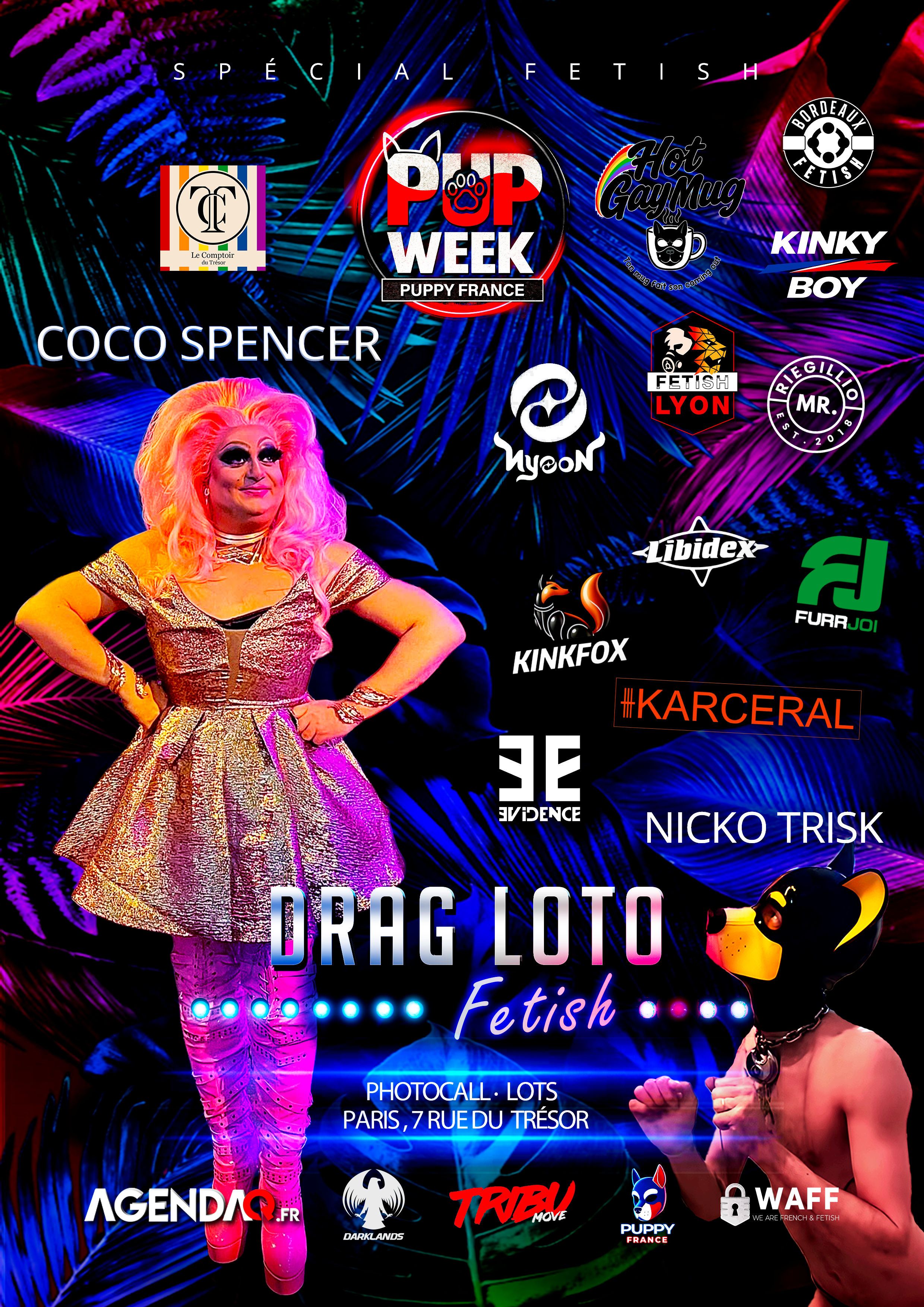 Pup'Week 2026 - Drag Loto Fetish & Diner de clôture