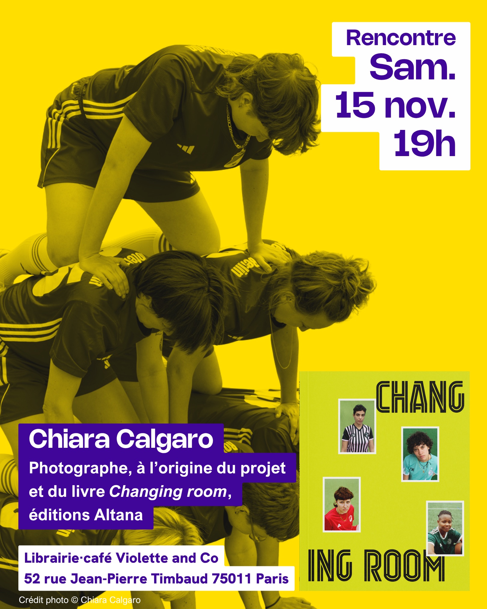 Rencontre avec la photographe italienne Chiara Calgaro autour de son livre Changing Room