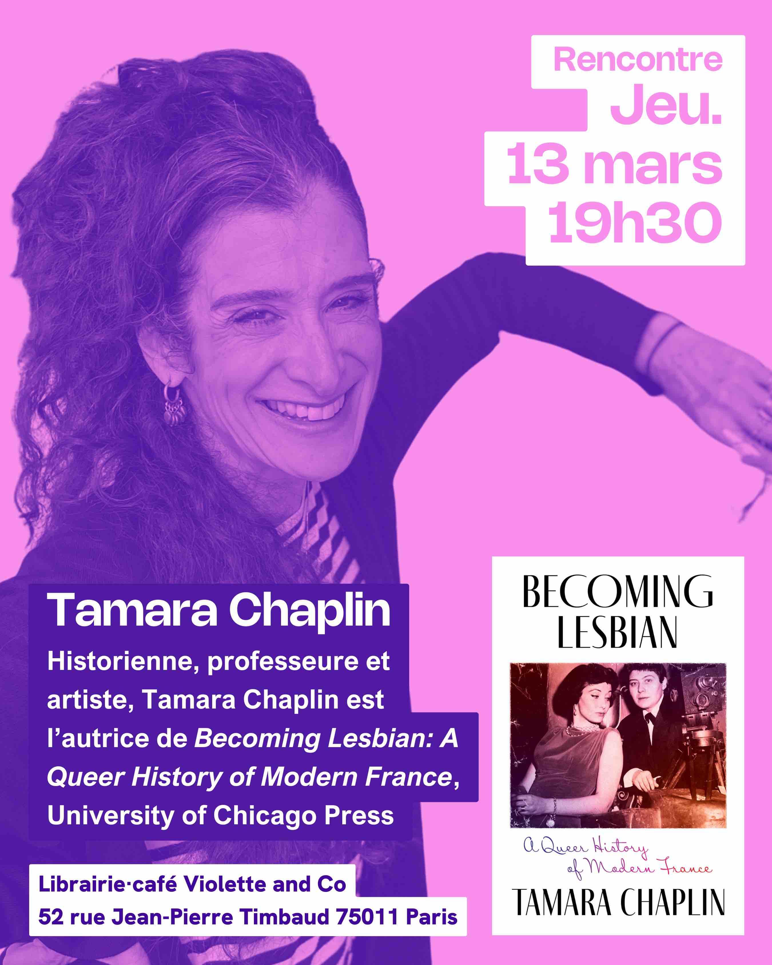 Agenda Rencontre - Becoming lesbian: a queer history of Modern France