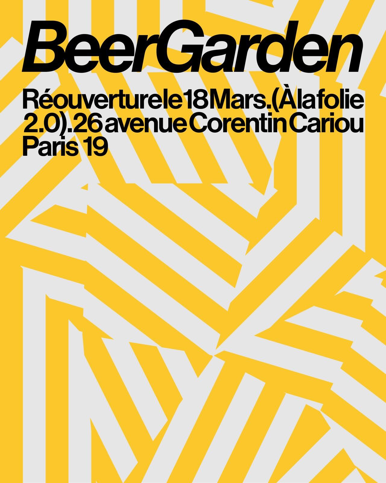 Réouverture Beer Garden