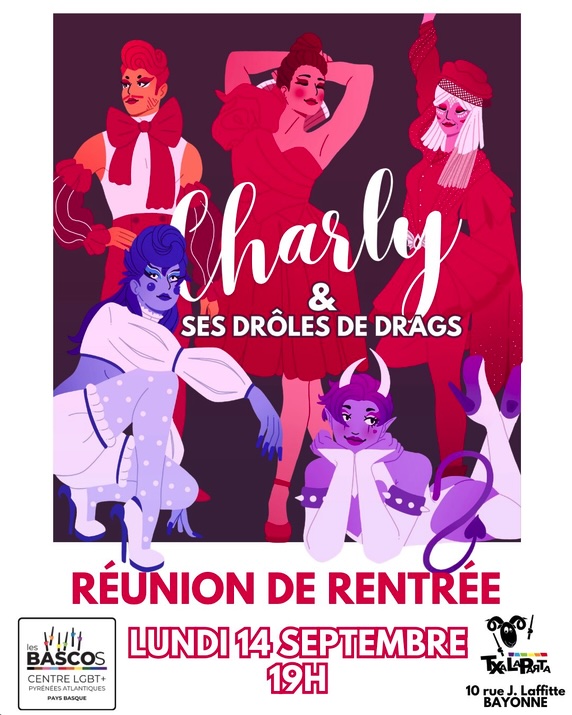Réunion de rentrée de Charly et ses drôles de drags