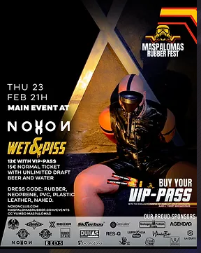 Rubber social wet & piss