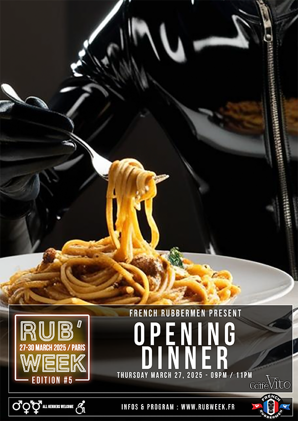 Agenda RubWeek #5 : Opening Rub'Week Dinner