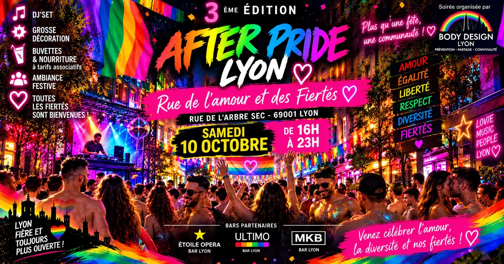 Rue de l'Amour & des Fiertés