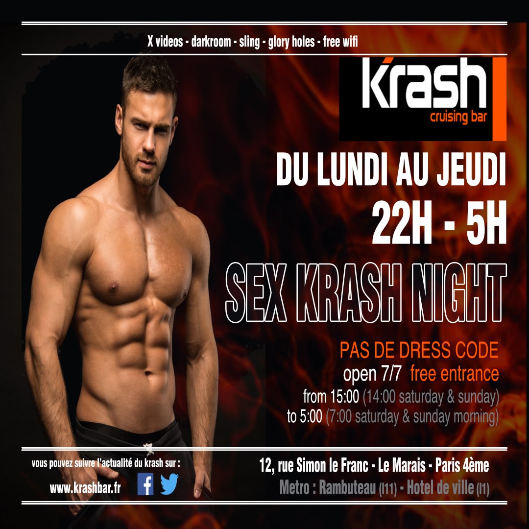 Agenda Sex krash night