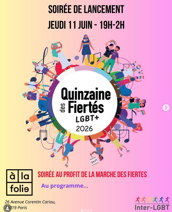 Soirée de lancement quinzaine des Fiertés
