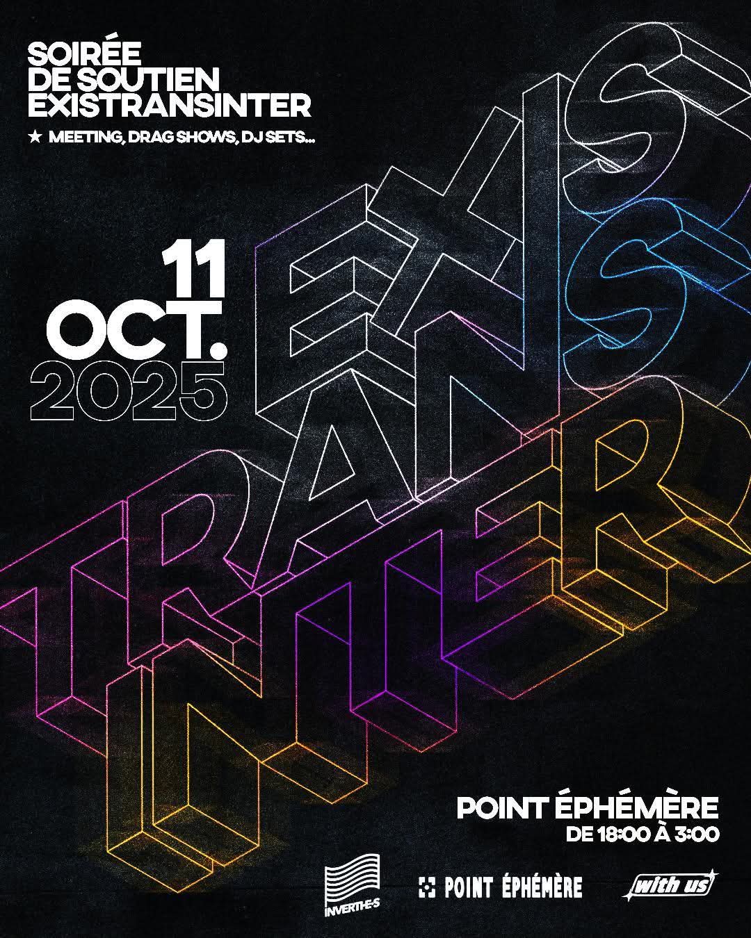 Soirée de soutien Existransinter