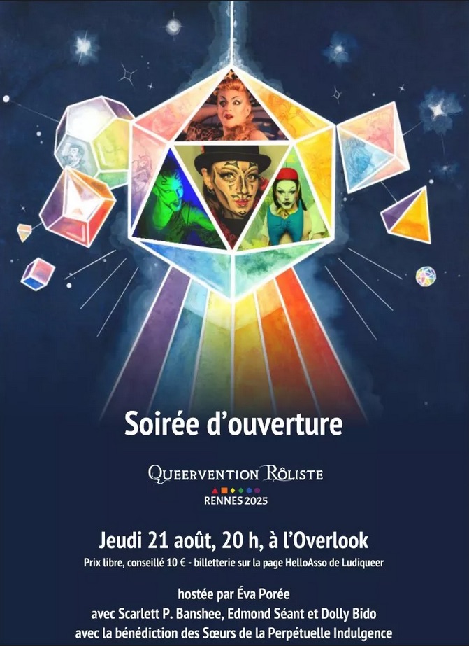 Soirée d'ouverture queervention rôliste • Agenda