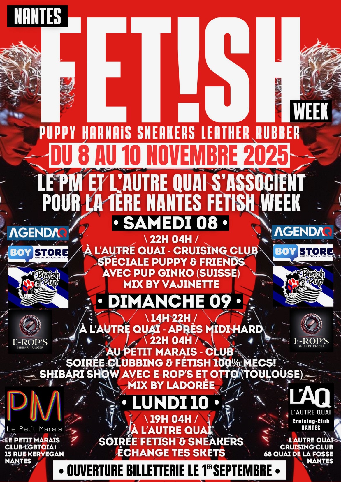 Soirée fetish & sneakers • Agenda