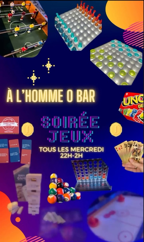 Agenda Soirée jeux