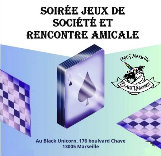 Soirée jeux de société et rencontre amicale