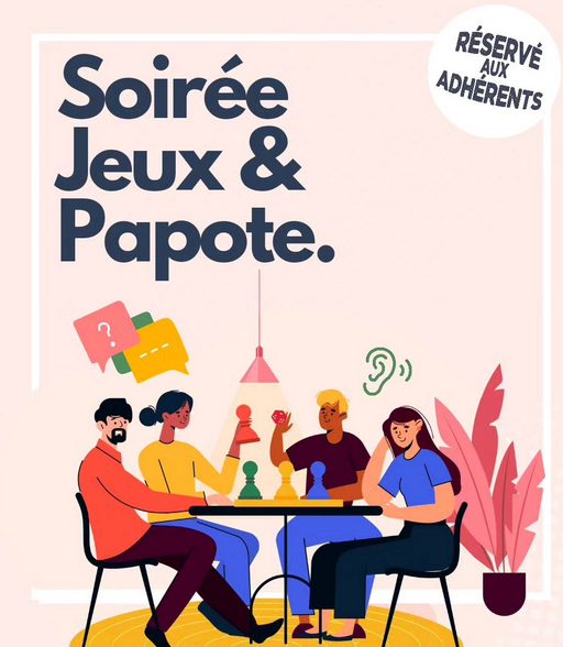 Soirée jeux & papote