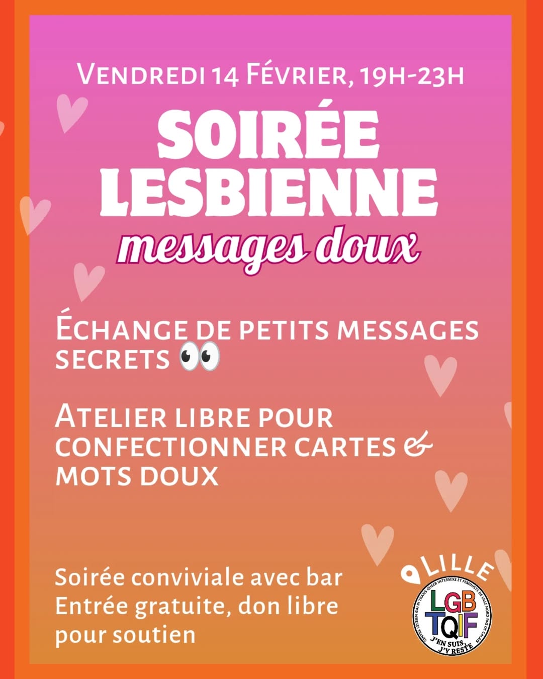 Agenda Soirée lesbienne