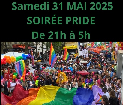 Soirée Pride • Agenda