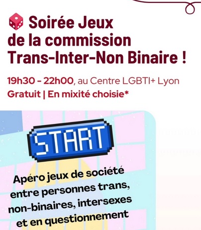 Soirée trans et non-binaire