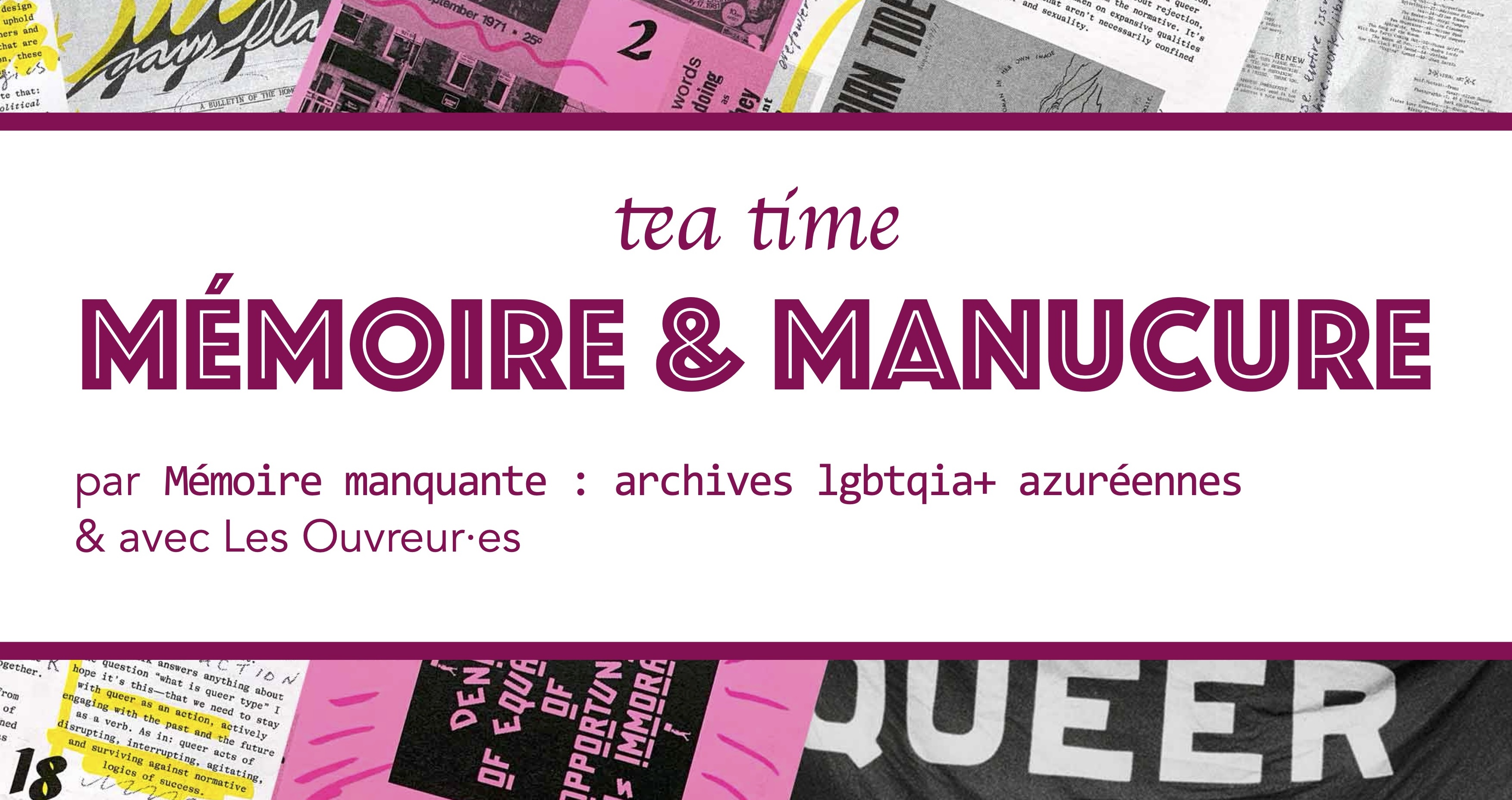 Tea time "mémoire & manucure"