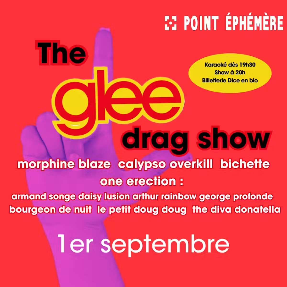 The Glee drag show