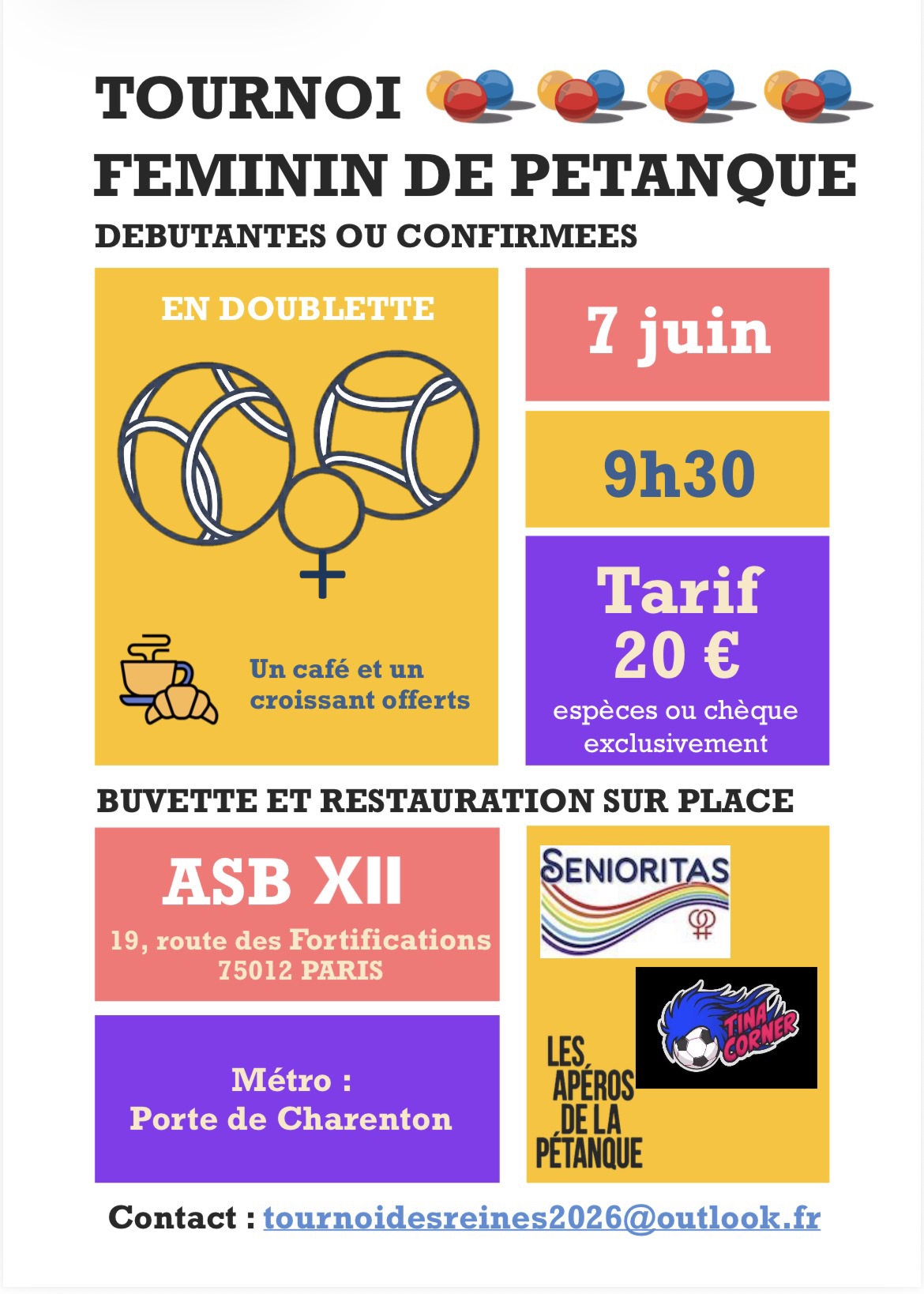 Tournoi de pétanque