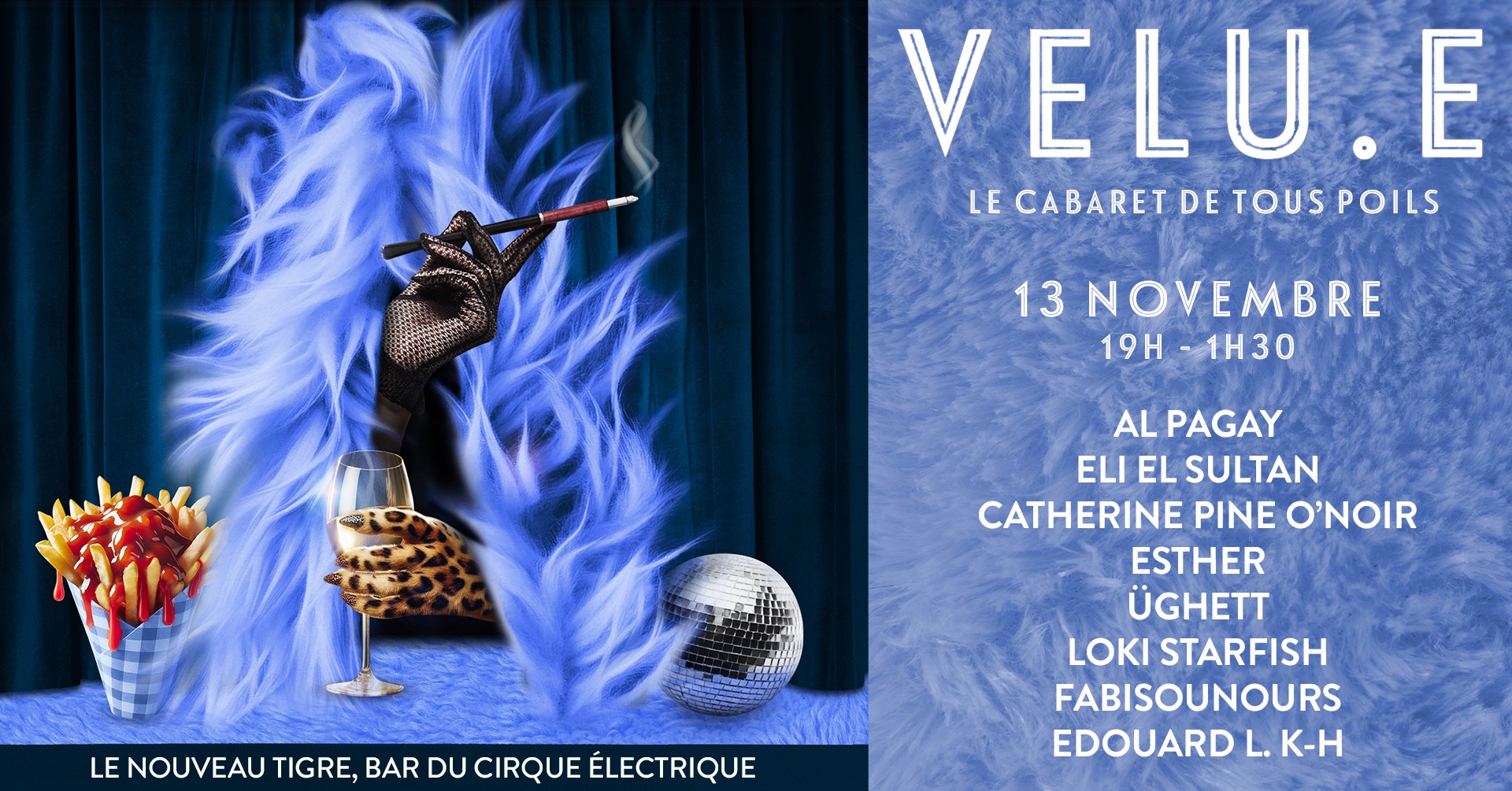 Velu.e - le cabaret de tous poils