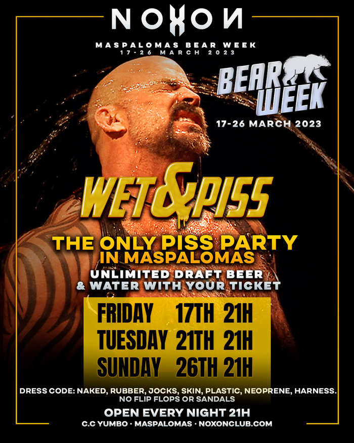 Wet & piss Bear week 2023