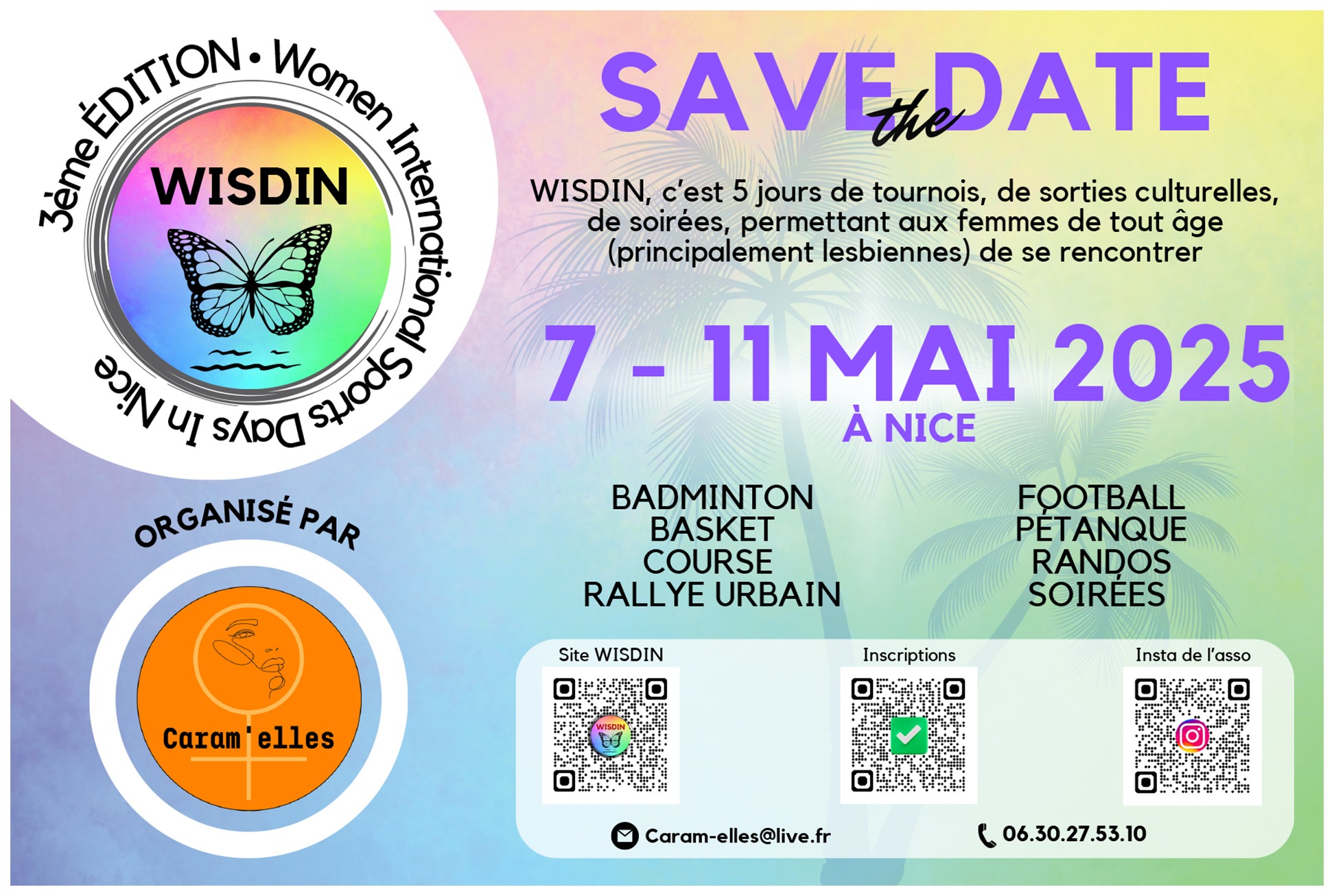 WISDIN (Women International Sports Days in Nice) • Agenda