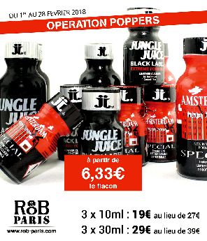 Fetish store - 6€ le poppers ? c'est chez Rob Paris