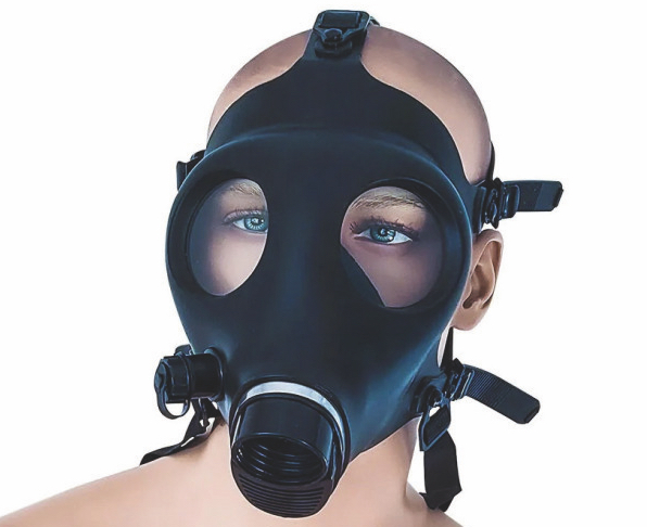 Fetish store - Fetish store : Masque à gaz, tuyau & bidon filtre